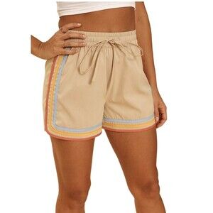 NWT Miss Sparkling Retro Striped Shorts Small